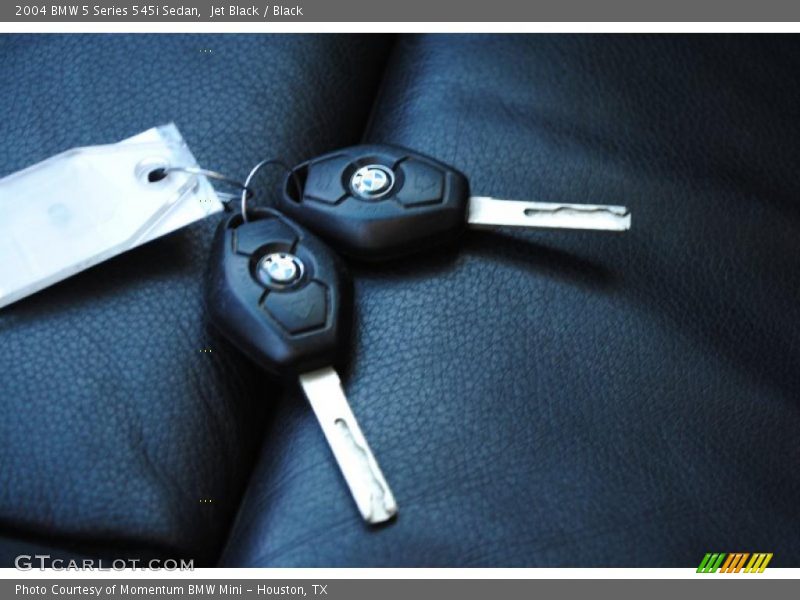 Jet Black / Black 2004 BMW 5 Series 545i Sedan