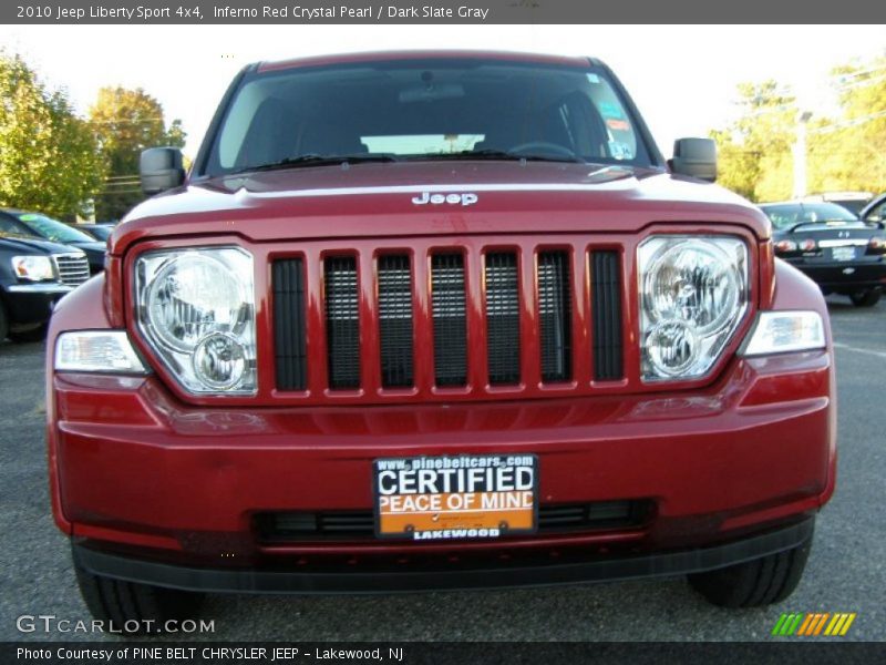 Inferno Red Crystal Pearl / Dark Slate Gray 2010 Jeep Liberty Sport 4x4