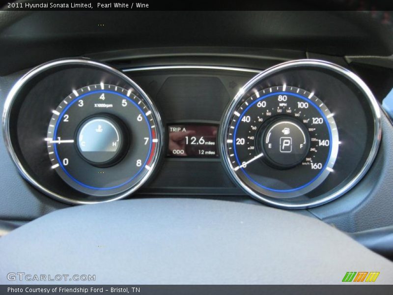  2011 Sonata Limited Limited Gauges