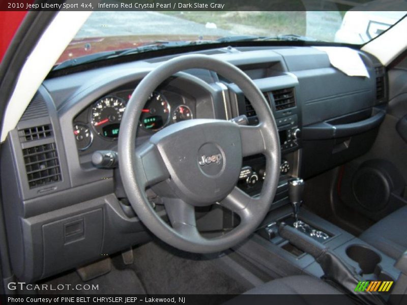 Inferno Red Crystal Pearl / Dark Slate Gray 2010 Jeep Liberty Sport 4x4