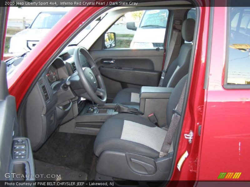 Inferno Red Crystal Pearl / Dark Slate Gray 2010 Jeep Liberty Sport 4x4