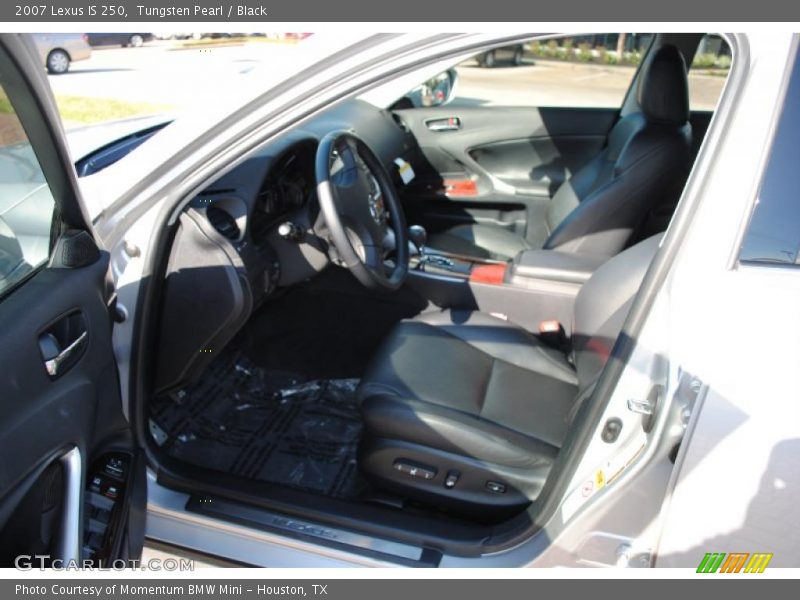 Tungsten Pearl / Black 2007 Lexus IS 250