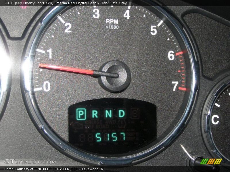 Inferno Red Crystal Pearl / Dark Slate Gray 2010 Jeep Liberty Sport 4x4