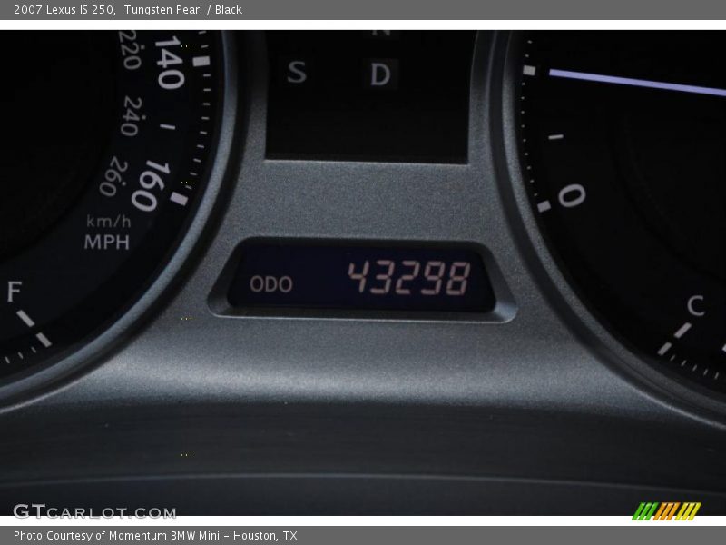 Tungsten Pearl / Black 2007 Lexus IS 250