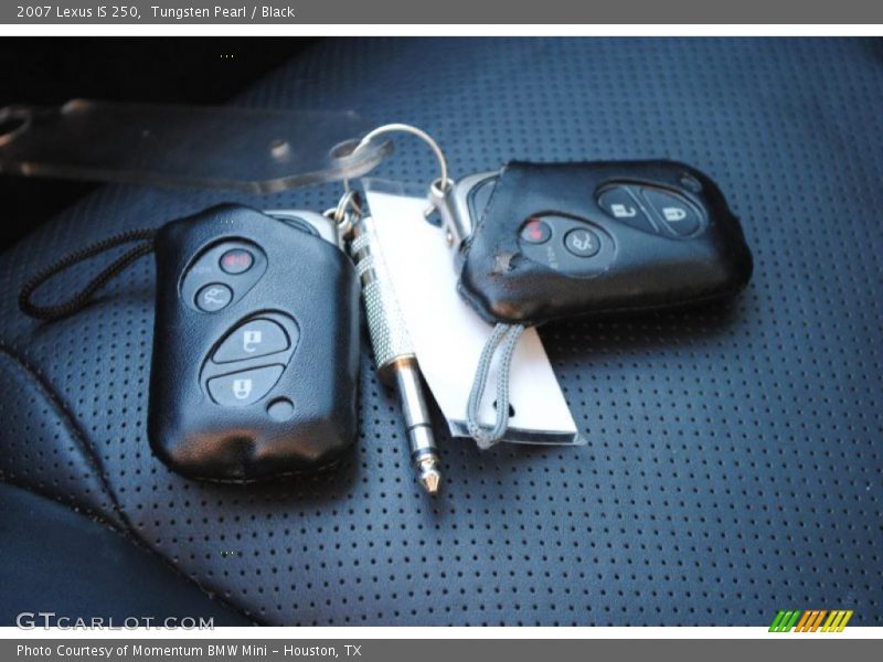 Tungsten Pearl / Black 2007 Lexus IS 250