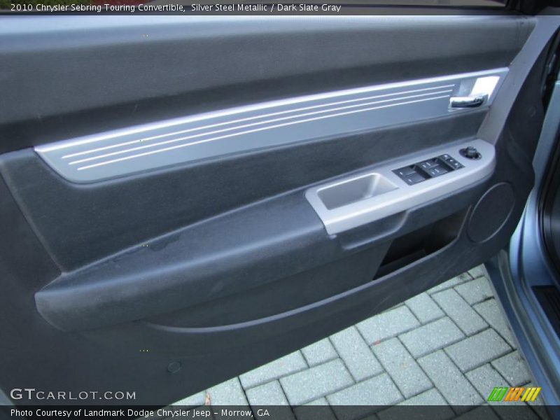 Silver Steel Metallic / Dark Slate Gray 2010 Chrysler Sebring Touring Convertible