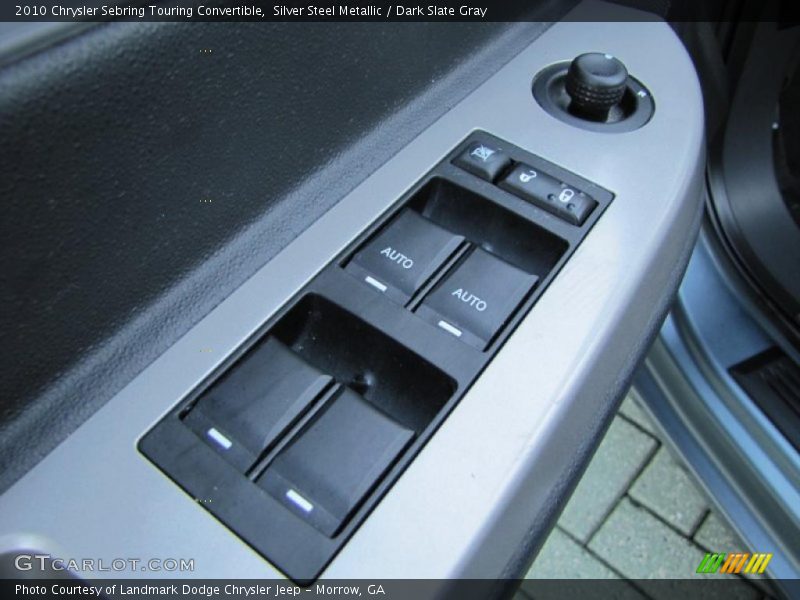 Silver Steel Metallic / Dark Slate Gray 2010 Chrysler Sebring Touring Convertible