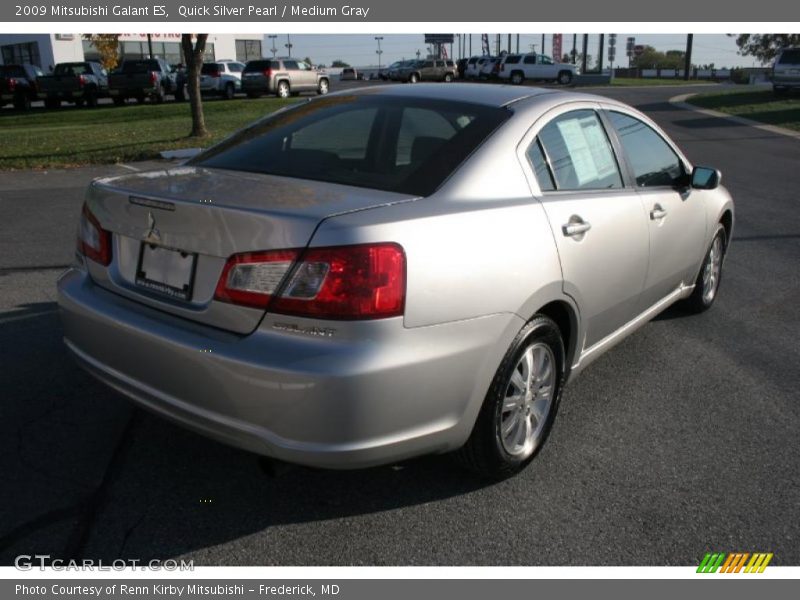 Quick Silver Pearl / Medium Gray 2009 Mitsubishi Galant ES