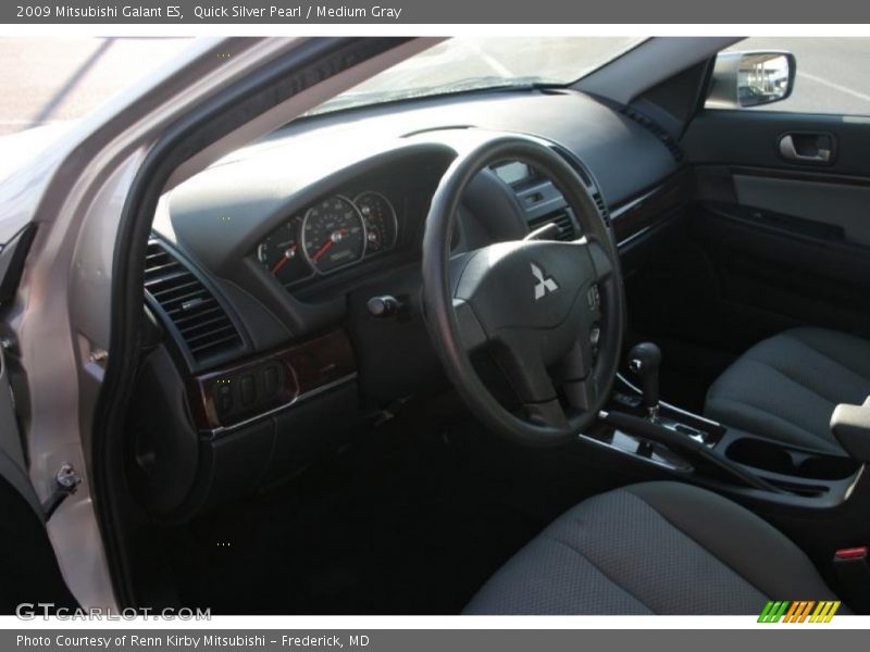 Quick Silver Pearl / Medium Gray 2009 Mitsubishi Galant ES