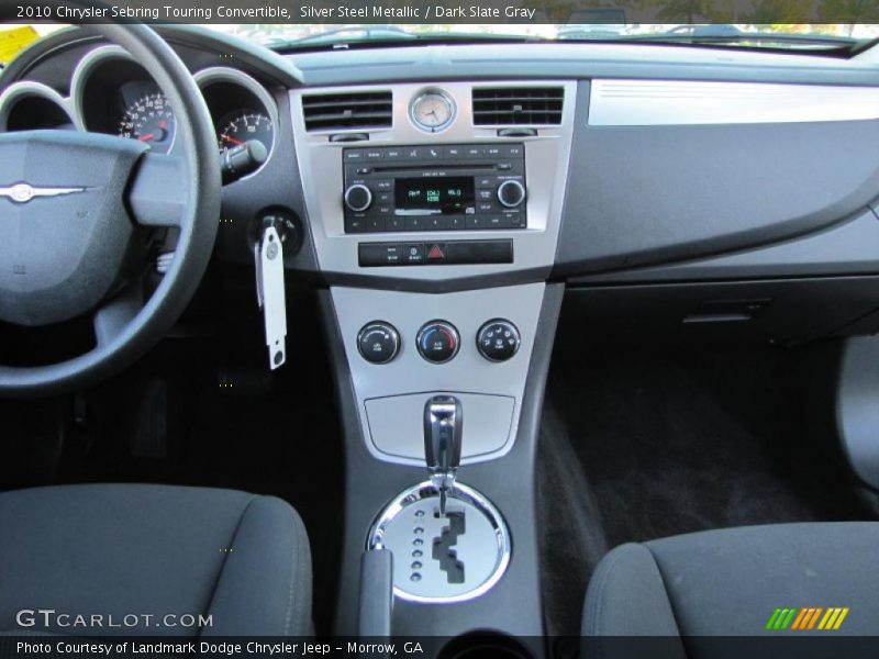Silver Steel Metallic / Dark Slate Gray 2010 Chrysler Sebring Touring Convertible