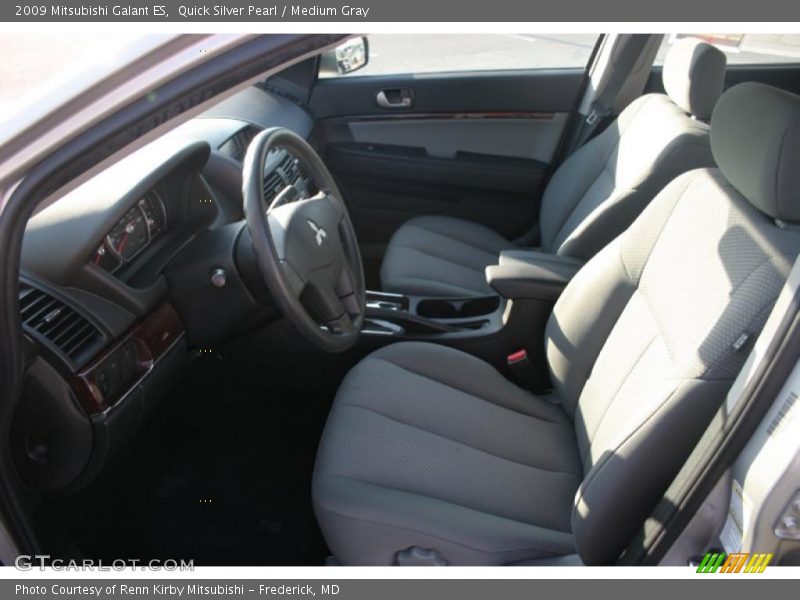 Quick Silver Pearl / Medium Gray 2009 Mitsubishi Galant ES