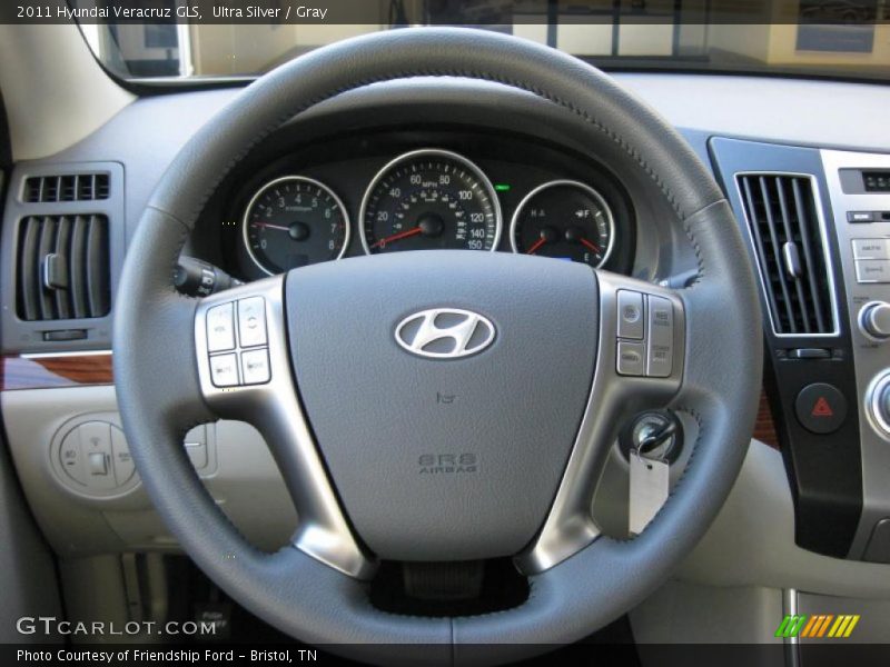 Ultra Silver / Gray 2011 Hyundai Veracruz GLS