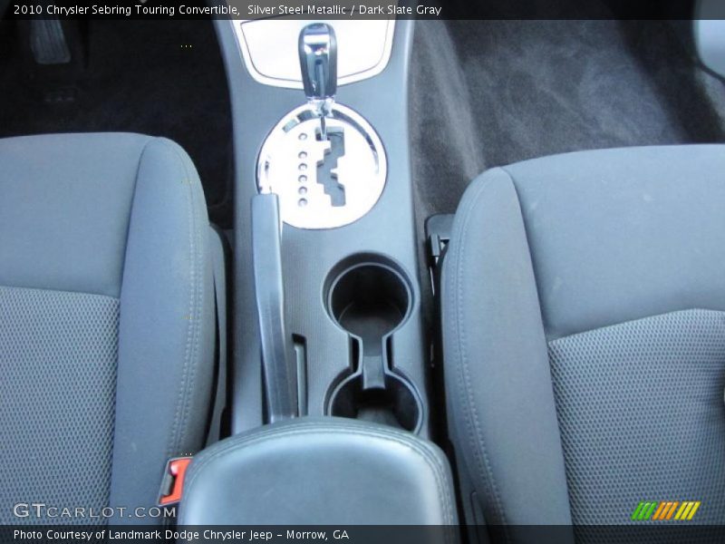 Silver Steel Metallic / Dark Slate Gray 2010 Chrysler Sebring Touring Convertible