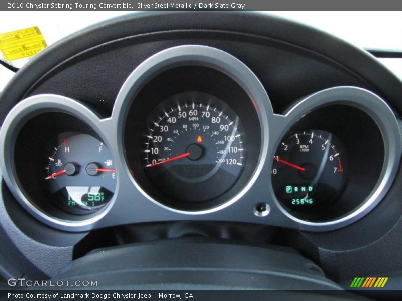  2010 Sebring Touring Convertible Touring Convertible Gauges