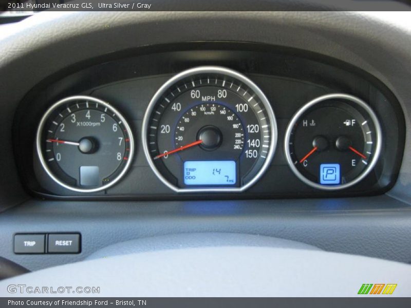 Ultra Silver / Gray 2011 Hyundai Veracruz GLS