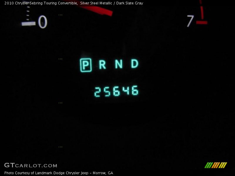 Silver Steel Metallic / Dark Slate Gray 2010 Chrysler Sebring Touring Convertible