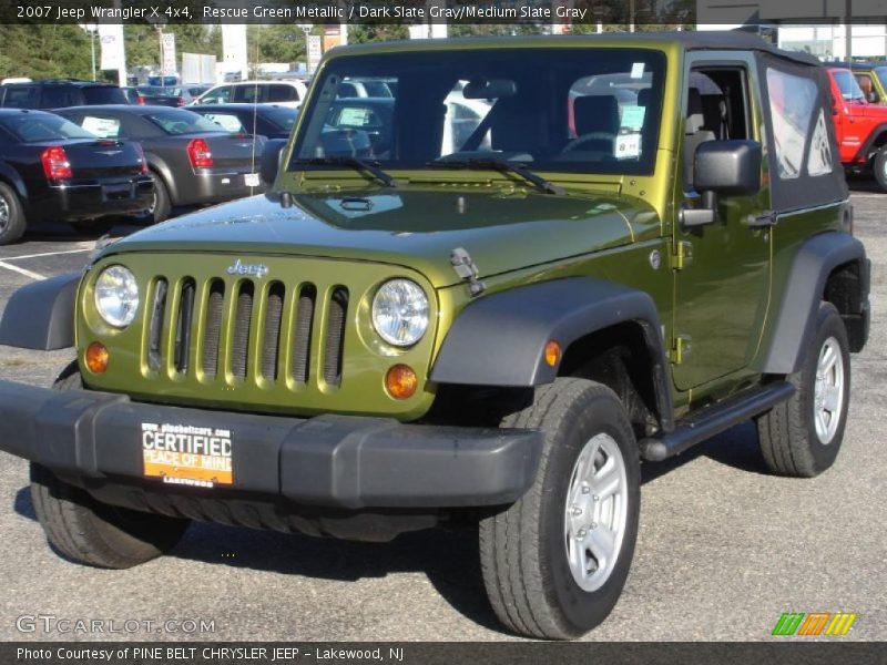  2007 Wrangler X 4x4 Rescue Green Metallic