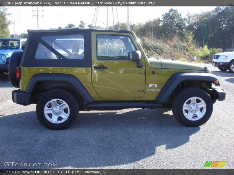 Rescue Green Metallic / Dark Slate Gray/Medium Slate Gray 2007 Jeep Wrangler X 4x4