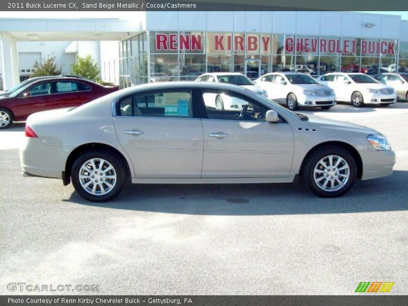 Sand Beige Metallic / Cocoa/Cashmere 2011 Buick Lucerne CX