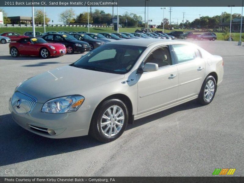 Sand Beige Metallic / Cocoa/Cashmere 2011 Buick Lucerne CX
