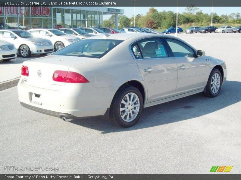 Sand Beige Metallic / Cocoa/Cashmere 2011 Buick Lucerne CX