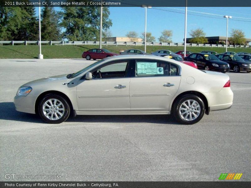 Sand Beige Metallic / Cocoa/Cashmere 2011 Buick Lucerne CX