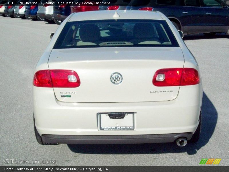 Sand Beige Metallic / Cocoa/Cashmere 2011 Buick Lucerne CX