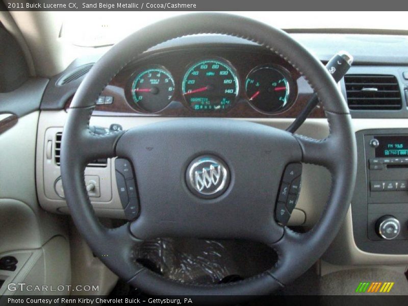 Sand Beige Metallic / Cocoa/Cashmere 2011 Buick Lucerne CX