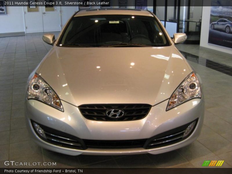 Silverstone / Black Leather 2011 Hyundai Genesis Coupe 3.8