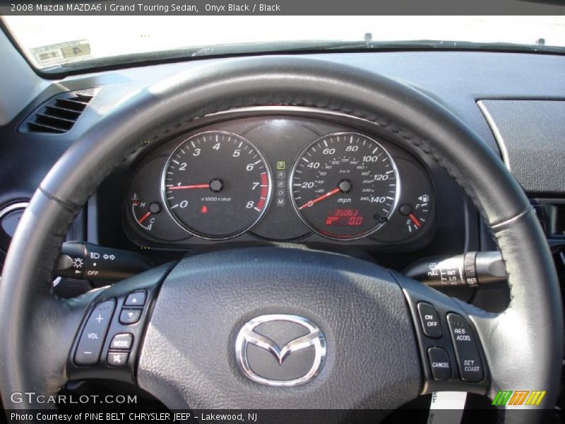Onyx Black / Black 2008 Mazda MAZDA6 i Grand Touring Sedan