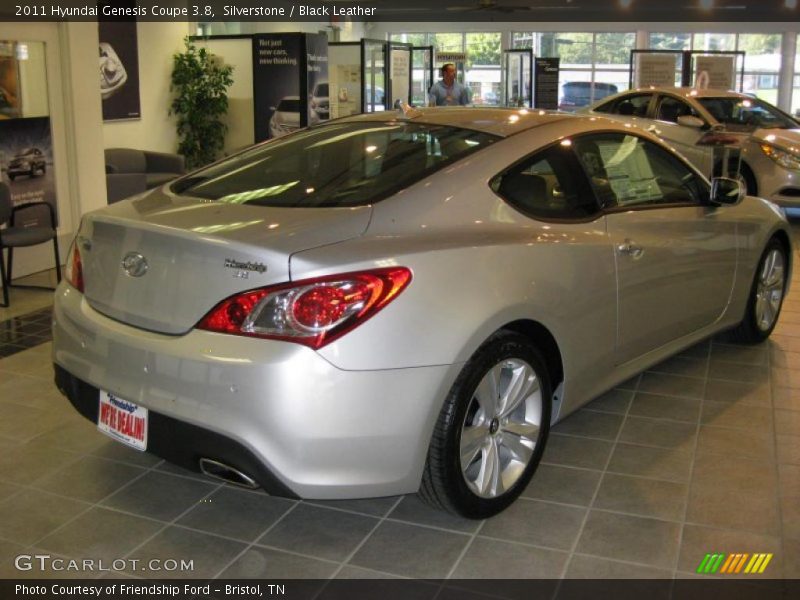 Silverstone / Black Leather 2011 Hyundai Genesis Coupe 3.8