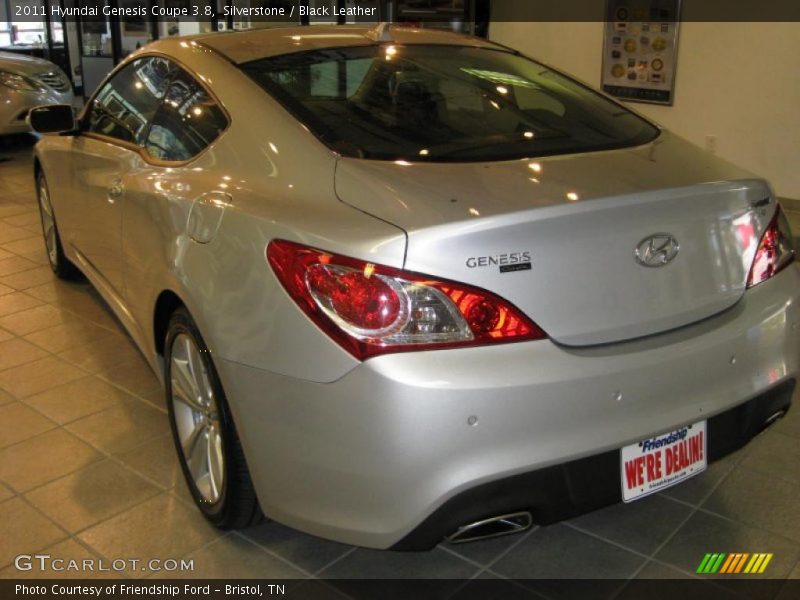 Silverstone / Black Leather 2011 Hyundai Genesis Coupe 3.8