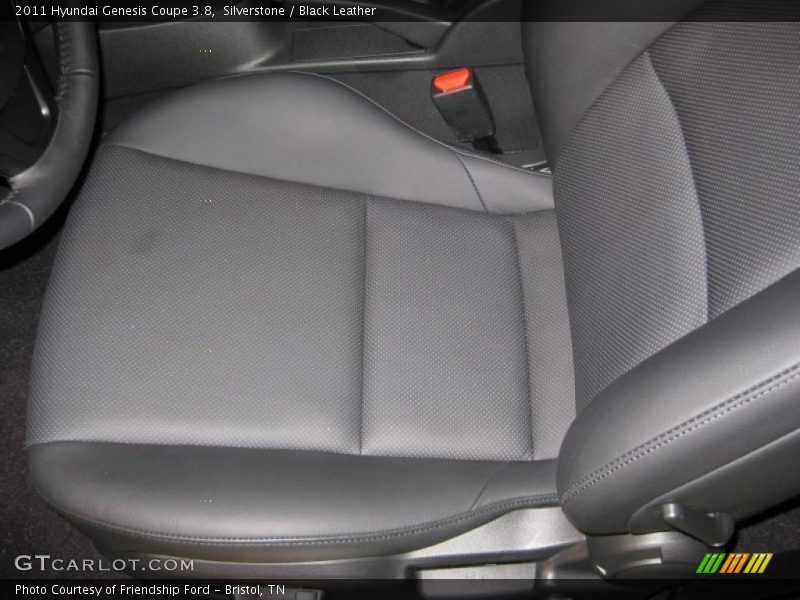 Silverstone / Black Leather 2011 Hyundai Genesis Coupe 3.8