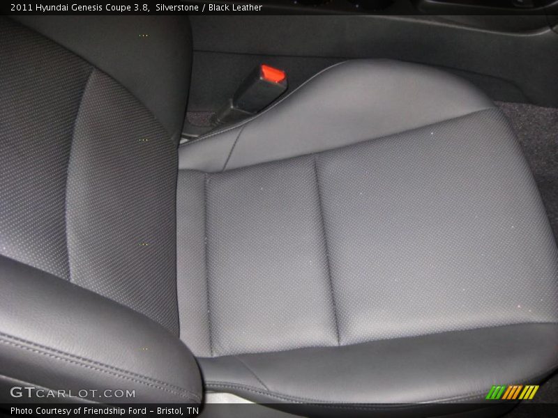 Silverstone / Black Leather 2011 Hyundai Genesis Coupe 3.8