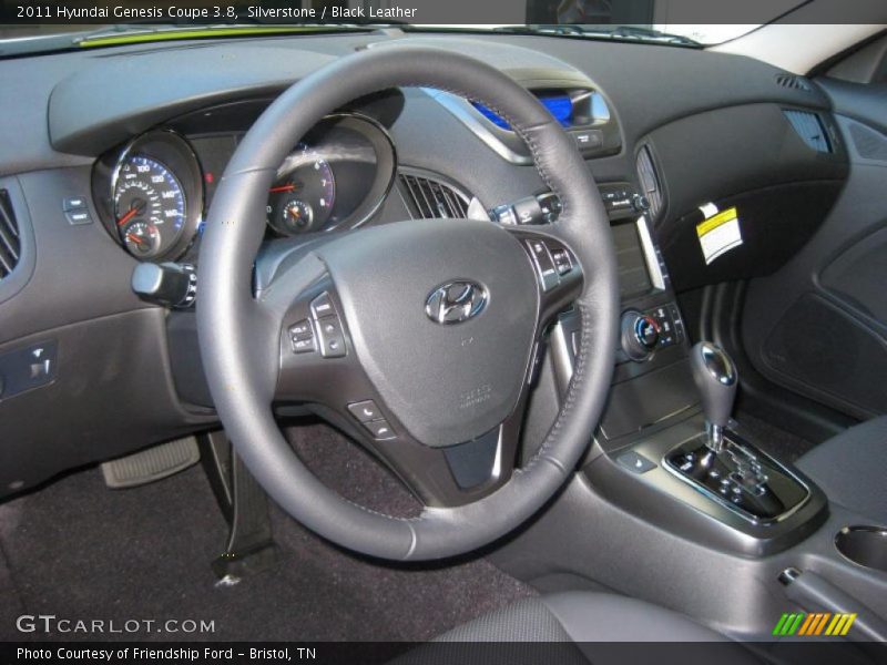  2011 Genesis Coupe 3.8 Black Leather Interior