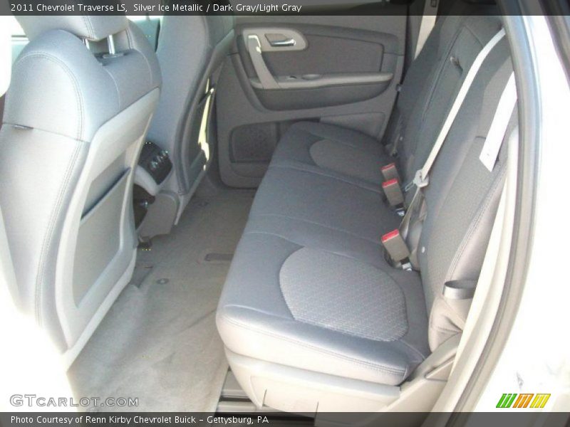 Silver Ice Metallic / Dark Gray/Light Gray 2011 Chevrolet Traverse LS