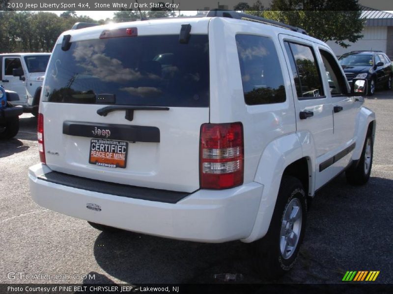 Stone White / Dark Slate Gray 2010 Jeep Liberty Sport 4x4