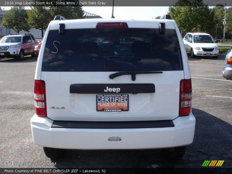 Stone White / Dark Slate Gray 2010 Jeep Liberty Sport 4x4