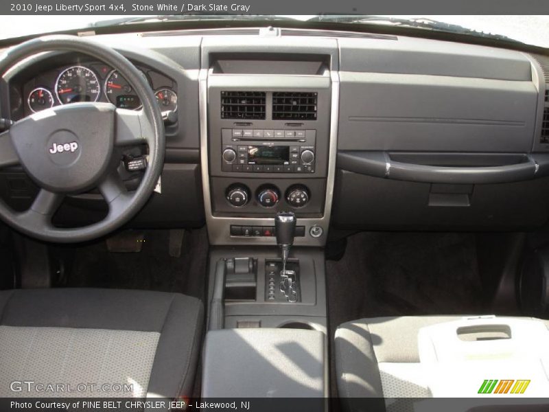 Stone White / Dark Slate Gray 2010 Jeep Liberty Sport 4x4