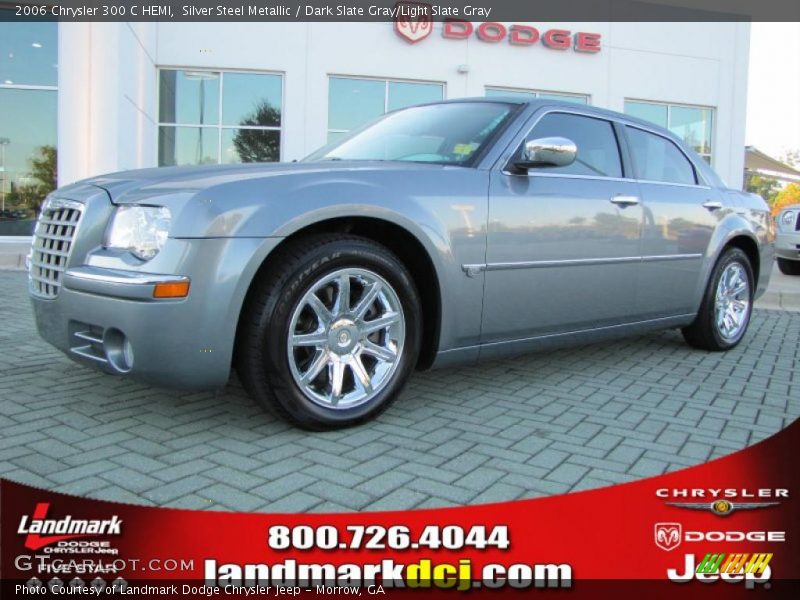 Silver Steel Metallic / Dark Slate Gray/Light Slate Gray 2006 Chrysler 300 C HEMI