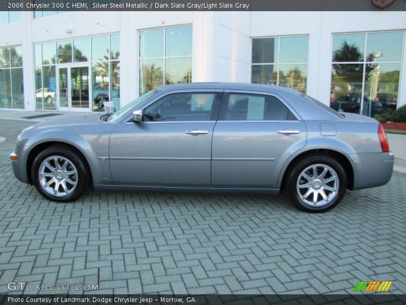 Silver Steel Metallic / Dark Slate Gray/Light Slate Gray 2006 Chrysler 300 C HEMI