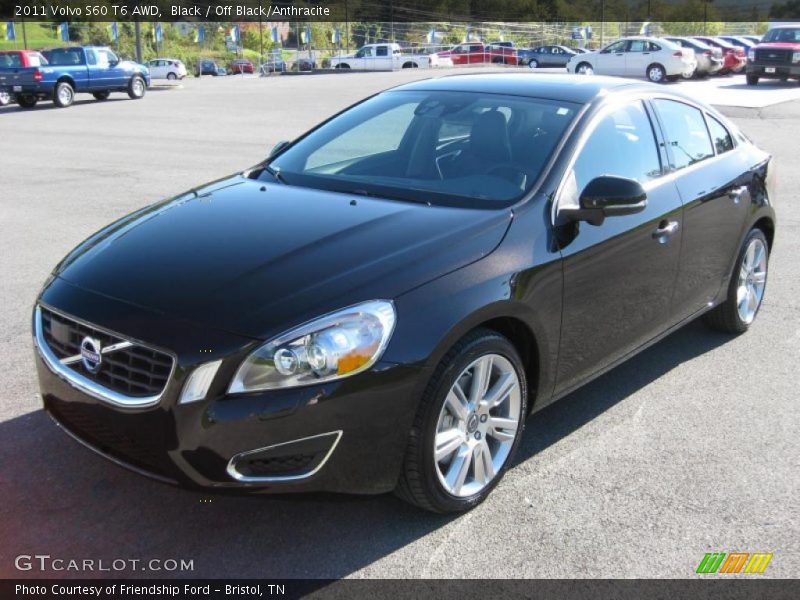 Black / Off Black/Anthracite 2011 Volvo S60 T6 AWD