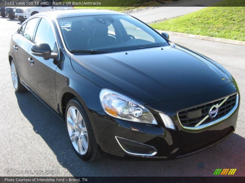Black / Off Black/Anthracite 2011 Volvo S60 T6 AWD