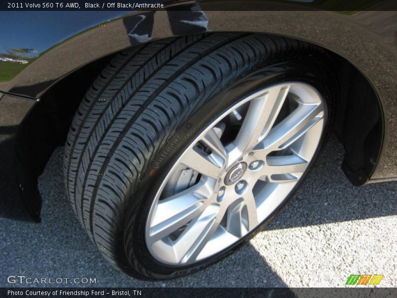 Black / Off Black/Anthracite 2011 Volvo S60 T6 AWD