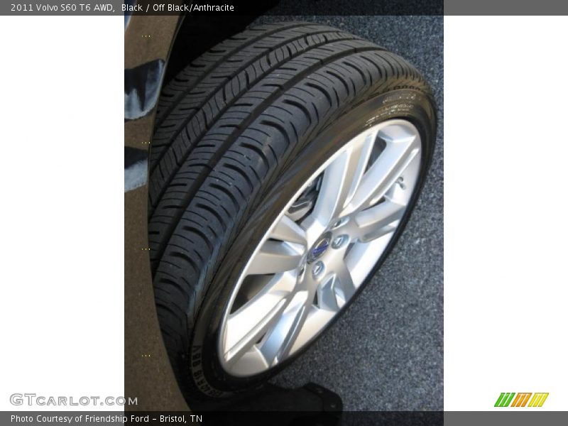 Black / Off Black/Anthracite 2011 Volvo S60 T6 AWD
