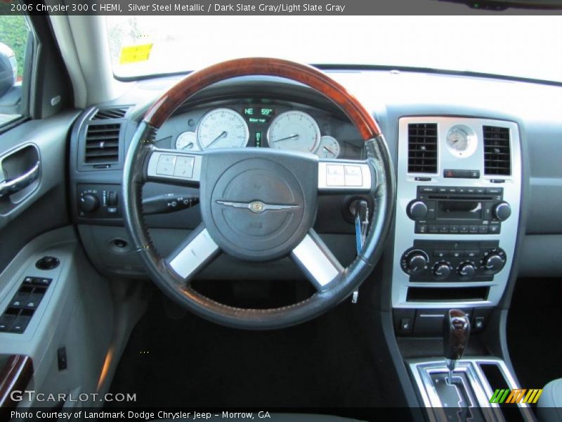 Silver Steel Metallic / Dark Slate Gray/Light Slate Gray 2006 Chrysler 300 C HEMI