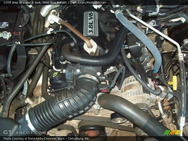  2008 Wrangler X 4x4 Engine - 3.8L SMPI 12 Valve V6