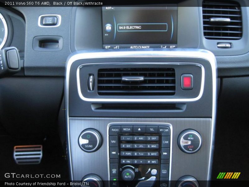 Black / Off Black/Anthracite 2011 Volvo S60 T6 AWD