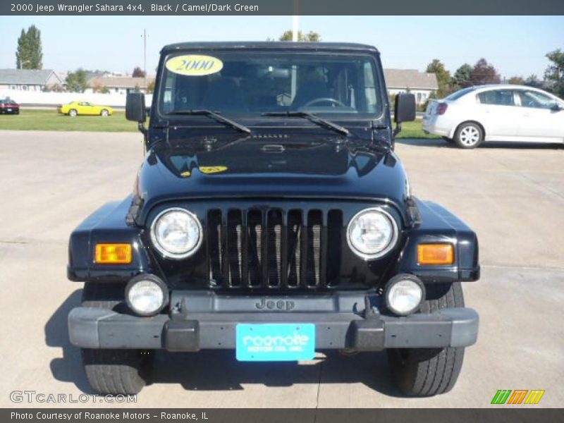 Black / Camel/Dark Green 2000 Jeep Wrangler Sahara 4x4