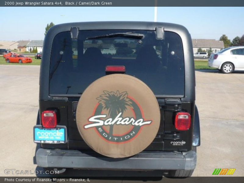 Black / Camel/Dark Green 2000 Jeep Wrangler Sahara 4x4